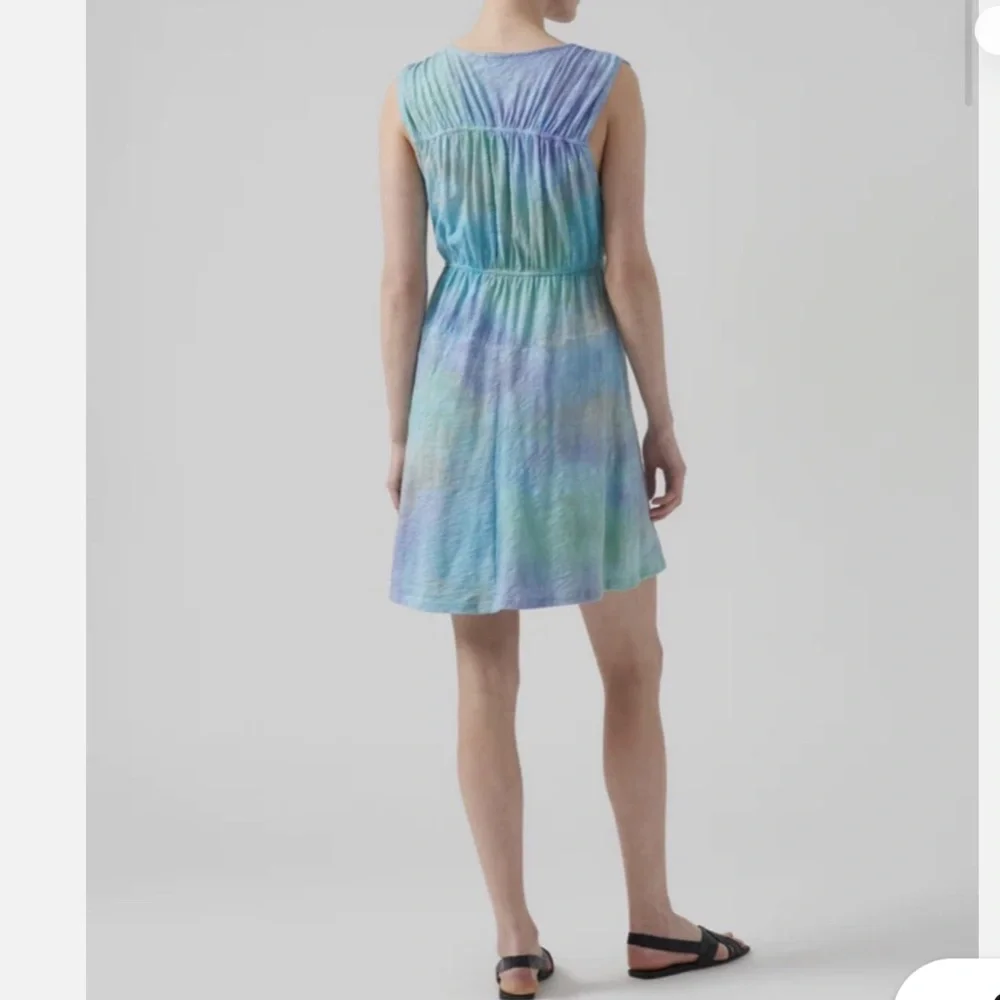 ATM Anthony Thomas Melillo Blue and Green Gradient Dress - Picture 2 of 6